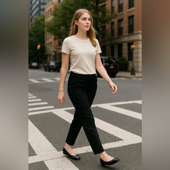 Nine West Black Patent Flats Vegan Women’s Shoes Size 7 NWB - Picture 2 of 10